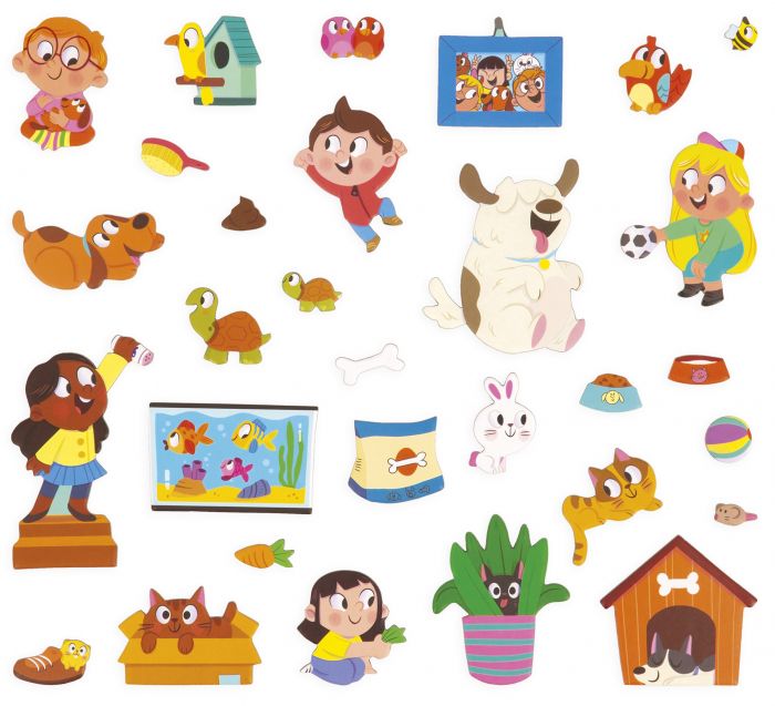 Магнітні історії Janod Домашні тварини Магнітні історії Janod Домашні тварини