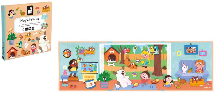 Магнітні історії Janod Домашні тварини Магнітні історії Janod Домашні тварини