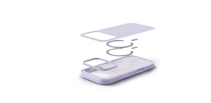 Чохол Belkin для iPhone 17 Pro, Magnetic Protective Grip, Lavender