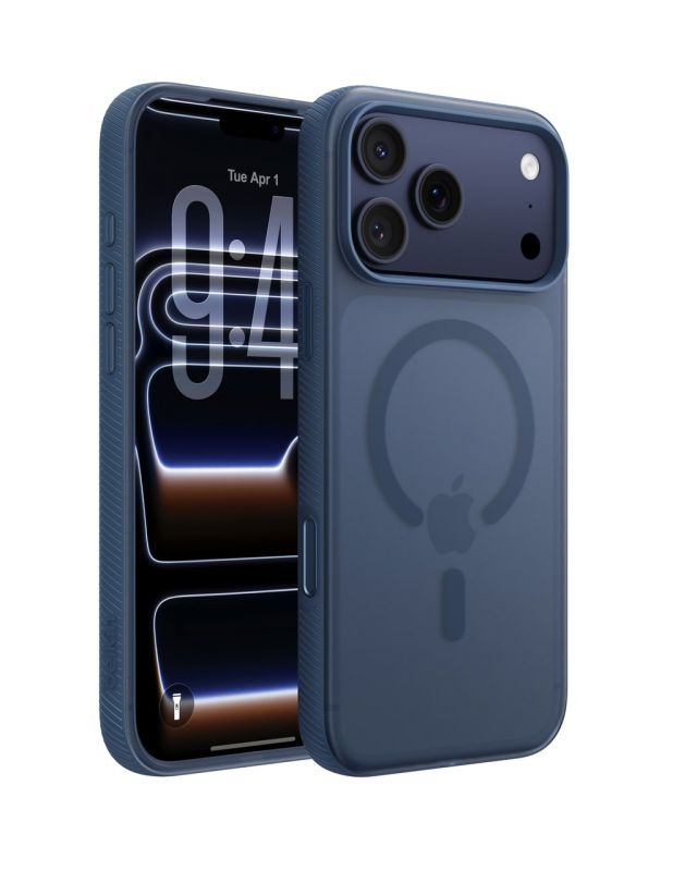 Чохол Belkin для iPhone 17 Pro Max, Magnetic Protective Grip, Navy