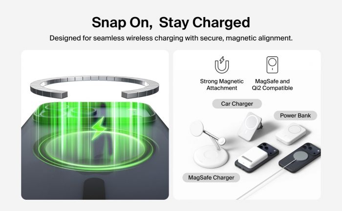 Чохол Belkin для iPhone 17 Pro Max, Magnetic Protective Grip, Black