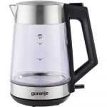 Електрочайник Gorenje 1.7л, 2,200 Вт, strix контроль, скло, нерж