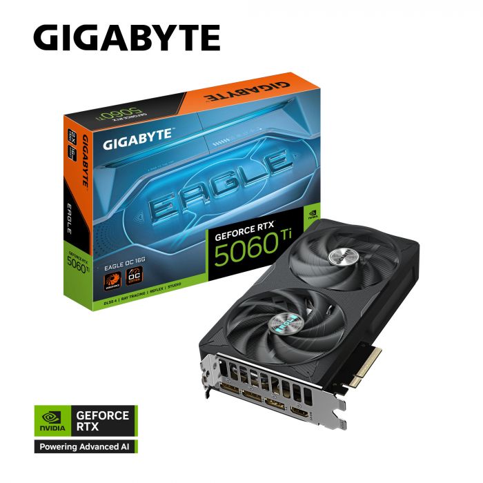Відеокарта GIGABYTE GeForce RTX 5060 Ti 16GB GDDR7 EAGLE OC