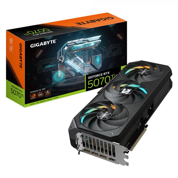 Відеокарта GIGABYTE GeForce RTX 5070 Ti 16GB GDDR7 GAMING OC
