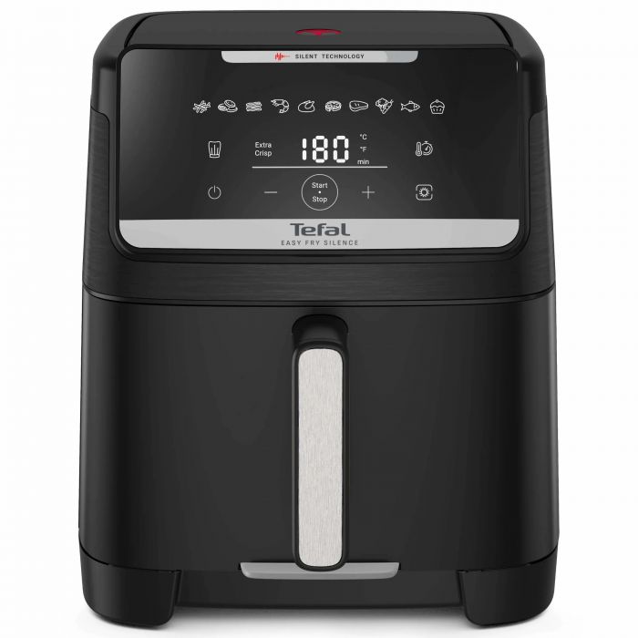 Мультипіч Tefal Easy Fry Silence XXL, 1800Вт, чаша-7л, сенсорне керув., 10 програм, пластик, чорний