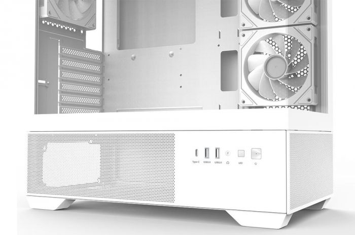 Корпус Zalman Chronix V2 без БЖ, 1xUSB3.0, 1xUSB2.0, 1x Type C, 2x120мм ARGB Reverse,  4x120мм ARGB, VGA 410мм, LCS ready, TG Side/Front Panel, ATX, білий