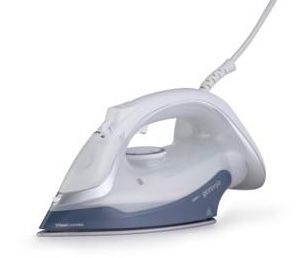 Праска Gorenje, 2600Вт, 280мл, паровий удар -45гр, верт. відпарювання, антинакип, керам. підошва,  біло-сірий