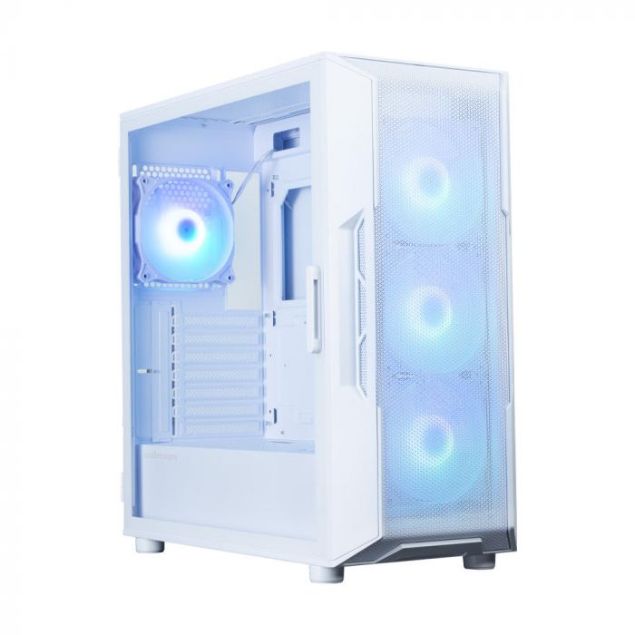 Корпус Zalman I3 Neo ARGB V2 без БЖ, 2xUSB3.0, 1x Type C, 4x120мм, ARGB, VGA 355мм, LCS ready, TG Side Panel, ATX, білий