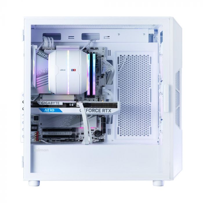 Корпус Zalman I3 Neo V2 без БЖ 2xUSB3.0, 1x Type C, 4x120мм RGB, VGA 400мм, LCS ready, TG Side Panel, ATX, білий