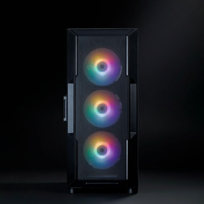 Корпус Zalman I3 Neo V2 без БЖ, 2xUSB3.0, 1x Type C, 4x120мм RGB, VGA 400мм, LCS ready, TG Side Panel, ATX, чорний