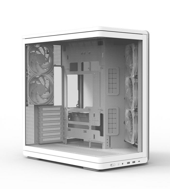 Корпус Zalman P60 без БЖ, 2xUSB3.0, 1x Type C, 3x120мм ARGB Reverse, 2x120мм ARGB, VGA 435мм, LCS ready, Curved Tempered Glass, Dual Chamber, ATX, білий