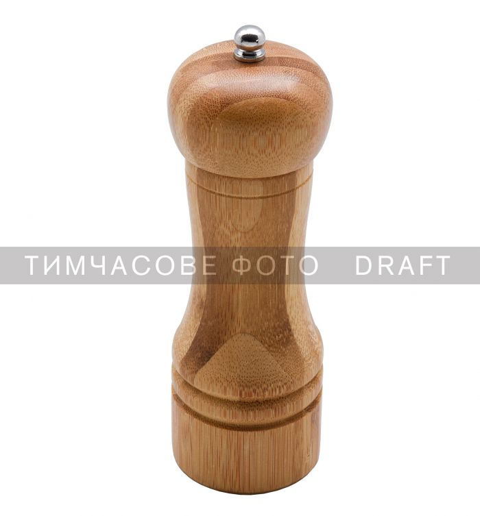 Млинок для солі та перцю Ardesto Midori, 50мл, бамбук, нержавіюча сталь