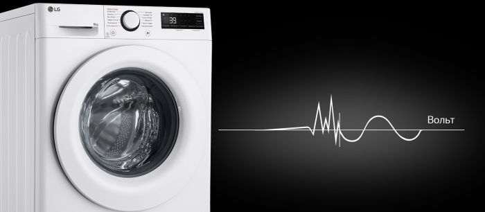 Пральна машина LG фронтальна, 8кг, 1200, A, 48см, дисплей, пара, інвертор, білий