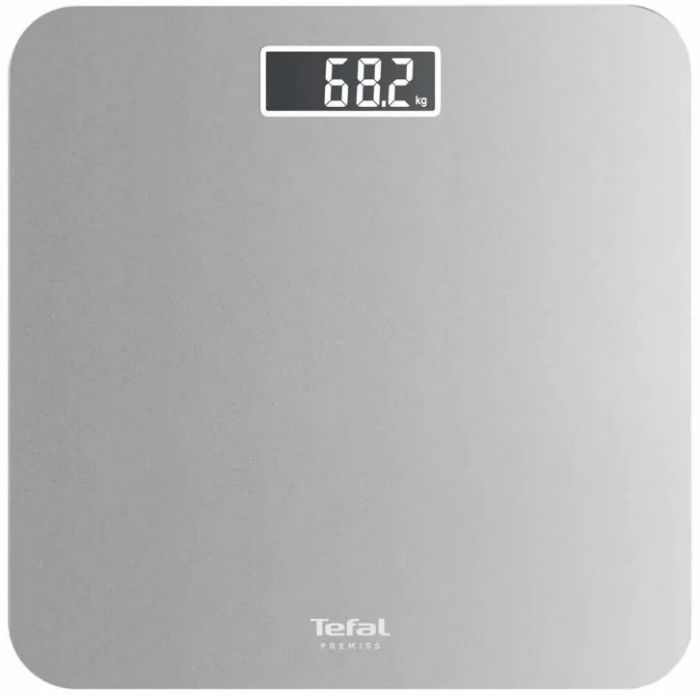 Ваги Tefal підлогові Premiss, 160кг, AAAx2 в комплекті, скло, сірий