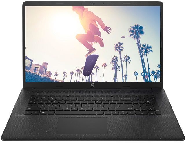Ноутбук HP 17-cp2032ua 17.3" FHD IPS AG, AMD R3-7320U, 8GB, F512GB, UMA, DOS, чорний