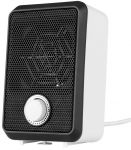 Тепловентилятор електричний настільний Neo Tools, 600Вт, термостат, білий, 0.62кг