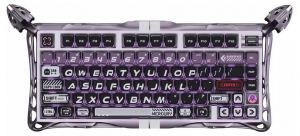 Клавіатура механічна GravaStar Mercury V75 Pro 80keys, Magnetic Jade Gaming, 8K, USB-A, RGB, Iron Purple