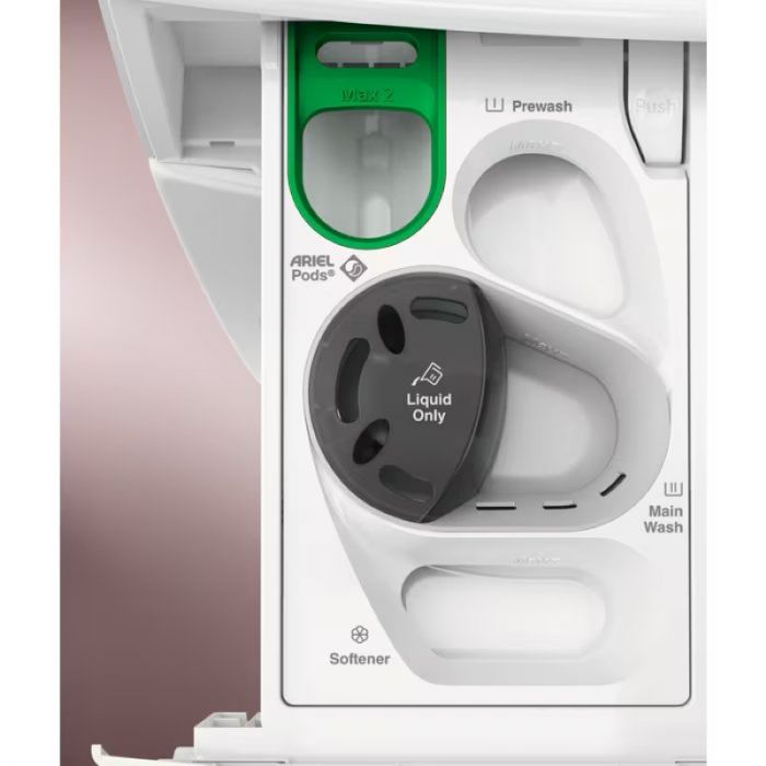 Пральна машина Electrolux фронтальна, 8кг, 1600, A, 60см, дисплей, пара, інвертор, universaldose, білий