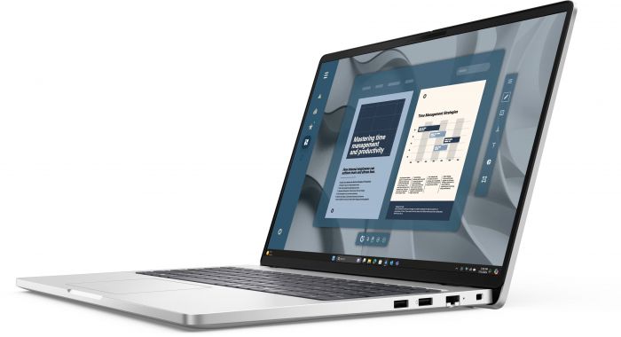 Ноутбук Dell Pro 16 16" FHD+ IPS AG, AMD R5-340, 16GB, F512GB, UMA, Win11P, сріблястий