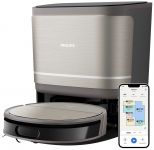 Робот-пилосос Philips Series 9000, h=9.8см, вологе прибирання, конт пил -0.21л, вода -0.22л, автон. робота до 280хв, EPA 11, чорний-металік