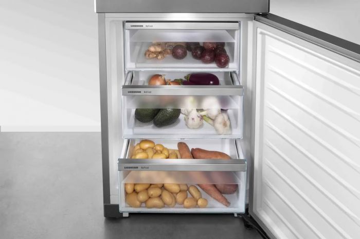 Холодильник Liebherr вбудований багатодверний, 177x111.8х54.6, холод.відд.-277л, мороз.відд.-138л, 4дв., A++, NF, інв., диспл внутр., зона св-ті, білий