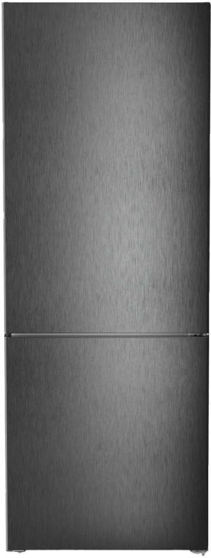 Холодильник Liebherr з нижн. мороз., 201.5x74.7х67.5, холод.відд.-346л, мороз.відд.-128л, 2дв., A++, NF, диспл внутр., чорний