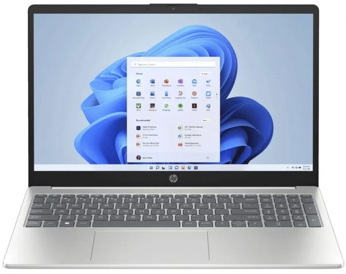 Ноутбук HP 15-fd0191ua 15.6" FHD IPS AG, Intel 5-120U, 16GB, F512GB, UMA, DOS, білий