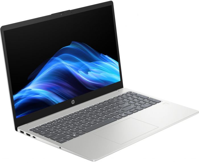 Ноутбук HP 15-fd0187ua 15.6" FHD IPS AG, Intel 7-150U, 24GB, F512GB, UMA, DOS, сріблястий