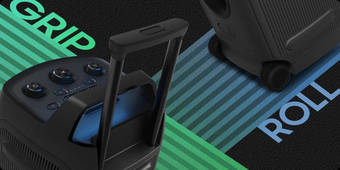 Акустична система Samsung MX-ST50F 240Вт, 2.0, BT, USB, 3.5 Mini Jack, IPX4, Party Lights+, SBC, AAC, чорний