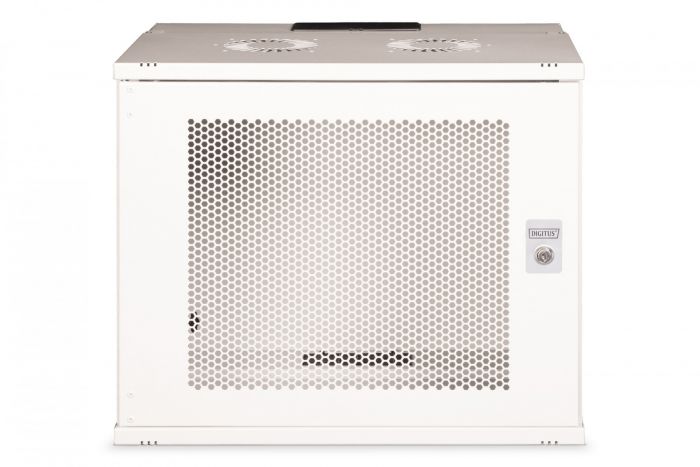 Шафа DIGITUS 19", 9U, SOHO PRO, перфоровані двері, 540x400 мм, 60кг максимально, сіра