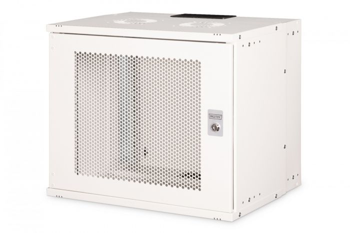 Шафа DIGITUS 19", 9U, SOHO PRO, перфоровані двері, 540x400 мм, 60кг максимально, сіра