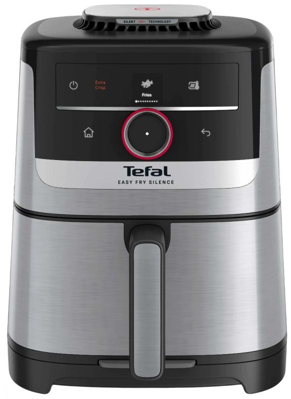 Мультипіч Tefal Easy Fry Silence Smart, 1670Вт, чаша-5л, сенсорне керув., 55 програм, пластик, сірий