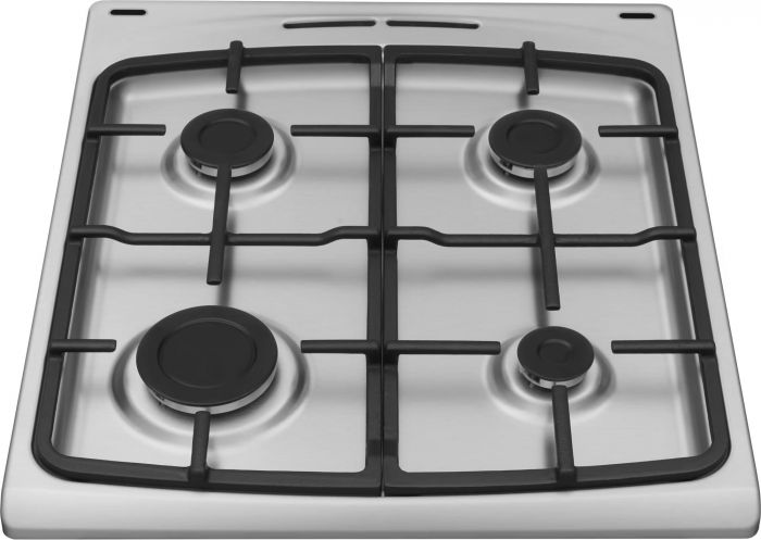 Плита Hansa газова, 50x60см, 67л, чавун, газ контр., нержавіюча сталь