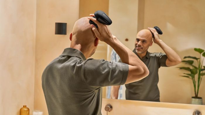 Бритва електр. для голови  Philips роторна Pro Series 5000, бритв.головок-4, Li-Ion, сух.+волог., чорний