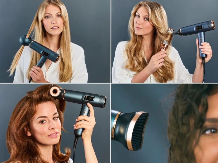 Фен Rowenta Maestria For you, 1800Вт, 3 режими, дифузор, іоніз-я, хол. обдув, дисплей, синій