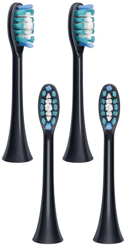 Насадки для зубних щіток Beurer SC 30/50 Premium Whiten, для відбілювання, 4 шт в комплекті, чорні