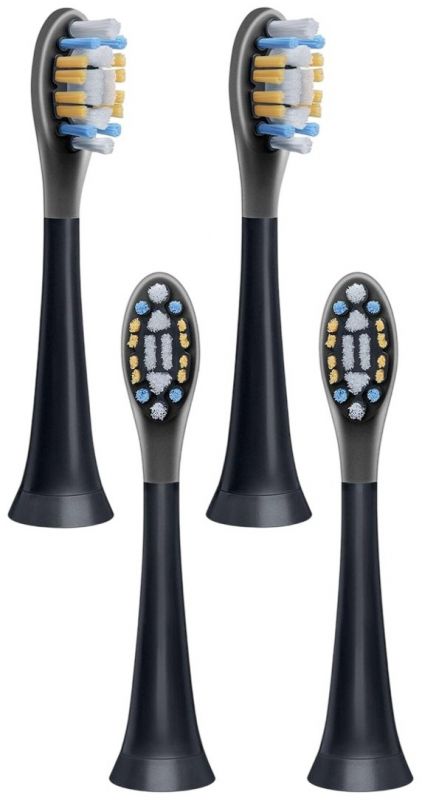 Насадки до зубних щіток Beurer SC 30/50 Premium Plaque Eraser, проти нальоту, 4 шт в комплекті, чорні