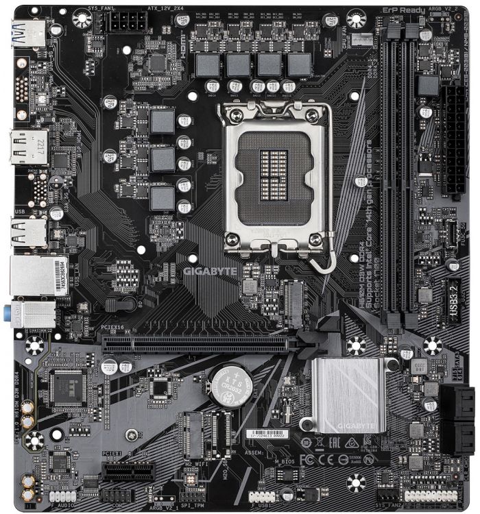 Материнська плата GIGABYTE H610M D3W DDR4 s1700 H610 2xDDR4 HDMI DP mATX