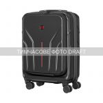 Валіза Wenger Amplix Hardside Carry-On, мала, з відсіком для н/б 16", полікарбонат, TSA, 4 колеса, розширення, USB, чорний