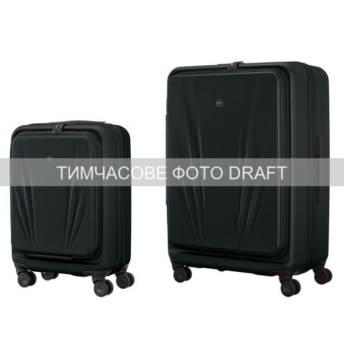 Набір валіз Wenger Skyon Hardside, полікарбонат, (S+L), TSA, 4 колеса, розширення, чорний