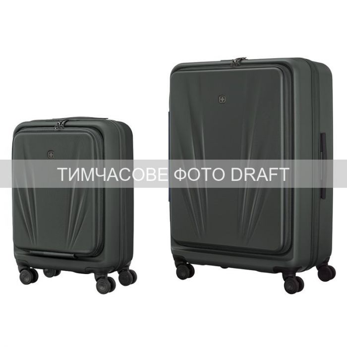 Набір валіз Wenger Skyon Hardside, полікарбонат, (S+L), TSA, 4 колеса, розширення, сірий