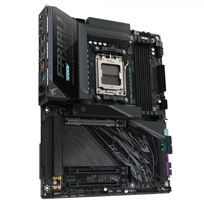 Материнська плата GIGABYTE X870E A ELITE X3D sAM5 X870 4xDDR5 M.2 Wi-Fi BT HDMI DP ATX