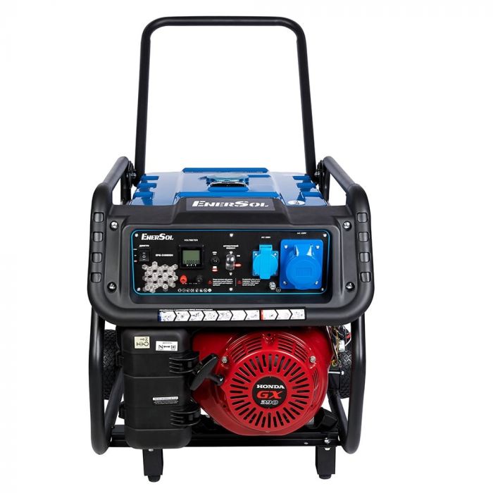 Генератор бензиновий EnerSol 230В 5/5.5кВт електростартер двигун Honda GX-390 89кг