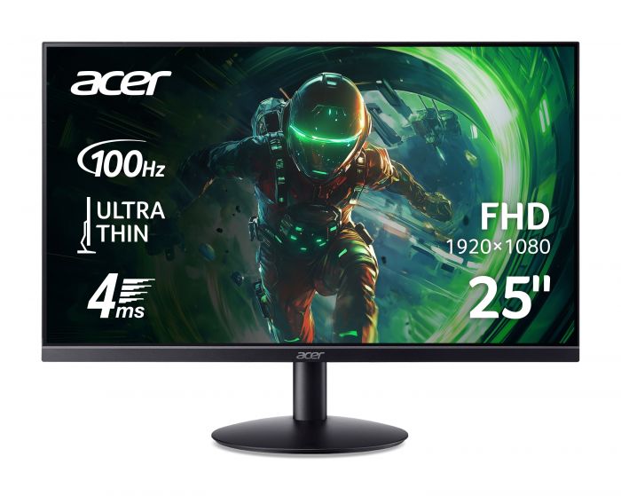 Монітор Acer 23.8" SA242YH1bi D-Sub, HDMI, SA242YH1bi, VA, 100Hz, 1ms