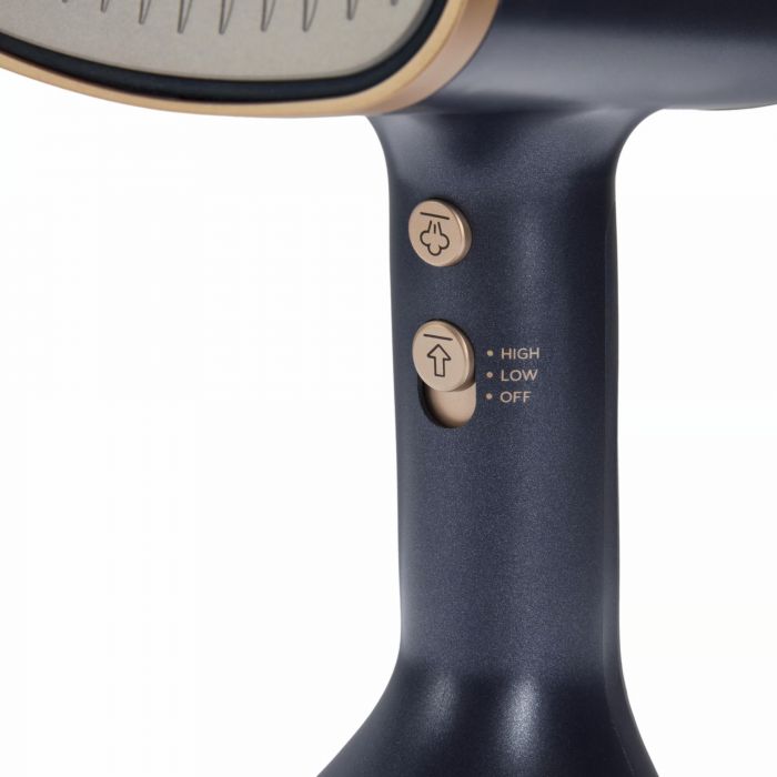 Відпарювач Russell Hobbs Genie VacuSteam, 1800Вт, 200мл, паровий удар -20гр, верт. відпарювання, керам. підошва, синій