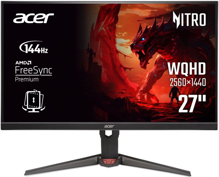 Монітор Acer 27" XV270UP6bmiiprx 2xHDMI, DP, MM IPS, 2560x1440, 144Hz, 1ms