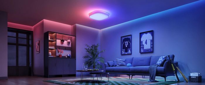 Потолочний світильник Govee H60A4 30cm Smart Square Ceiling Light, RGBWW + RGBIC, WI-FI/Bluetooth, білий