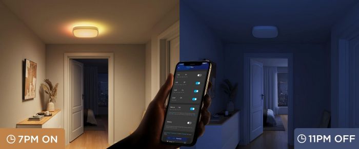 Потолочний світильник Govee H60A4 30cm Smart Square Ceiling Light, RGBWW + RGBIC, WI-FI/Bluetooth, білий