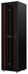 Шафа MIRSAN 19", 42U, GTN SERVER, скляні двері, 600x800 мм, максимально 1000 кг, чорна