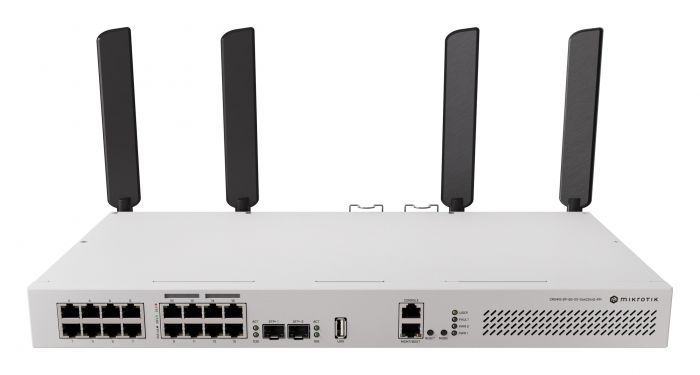 Комутатор MikroTik Cloud Router Switch CRS418-8P-8G-2S+5axQ2axQ-RM